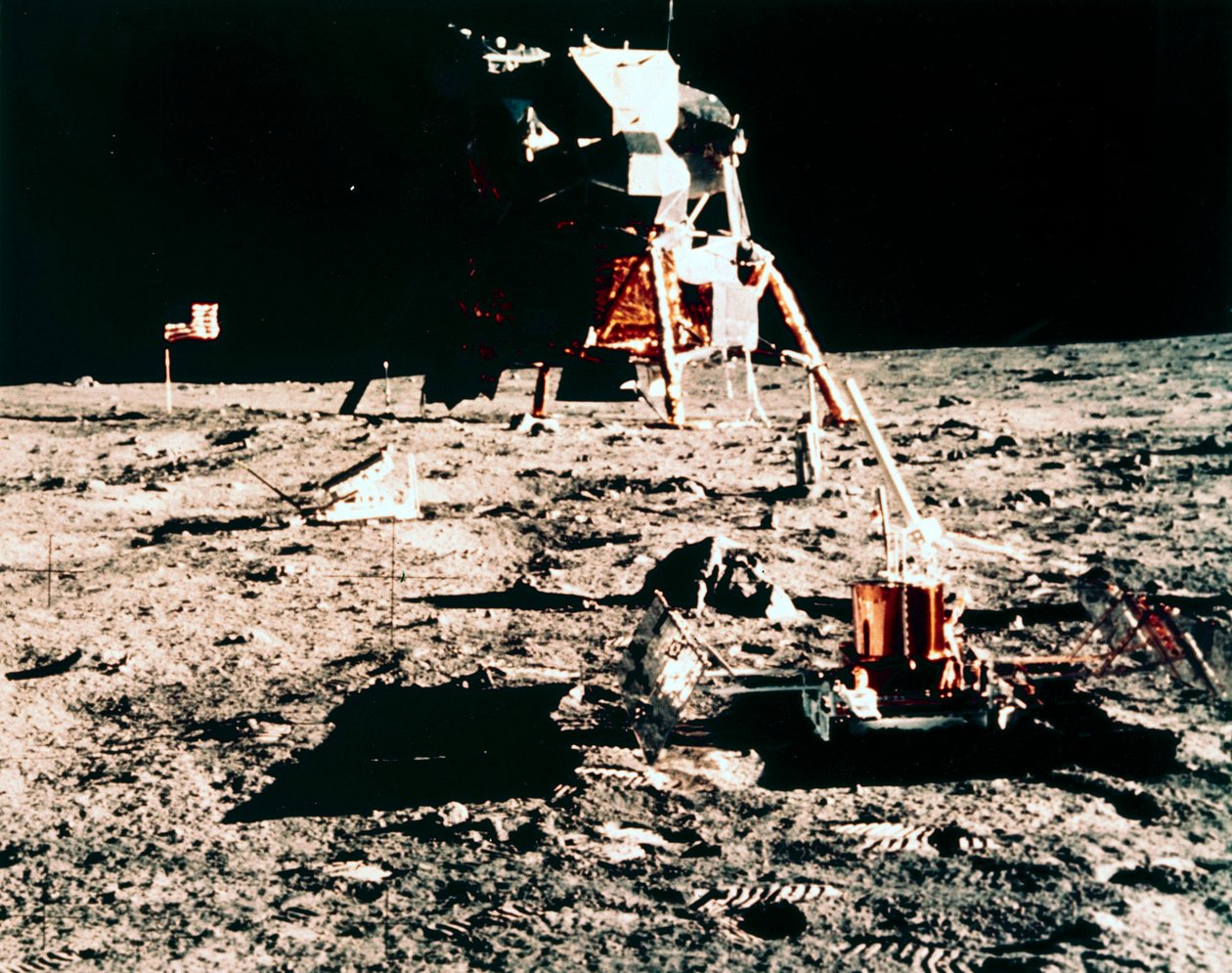 Pilotovaný vesmírný let, USA, Apollo 11 Apollo 11 lunární experimenty od Unbekannt