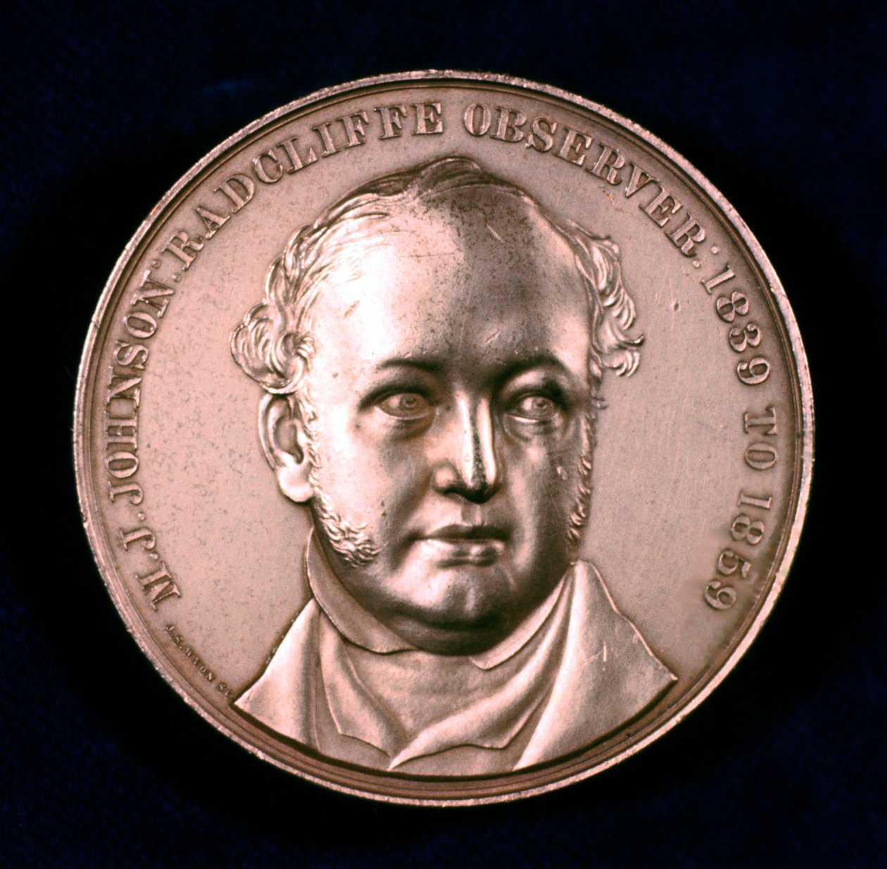 Manuel John Johnson, anglický astronom, 1862 od Unbekannt