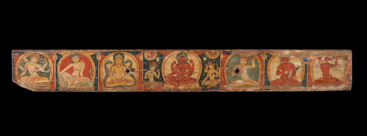Rukopisná obálka s Avalokiteshvarou Bódhisattva nekonečného soucitu, 12. století. od Unbekannt