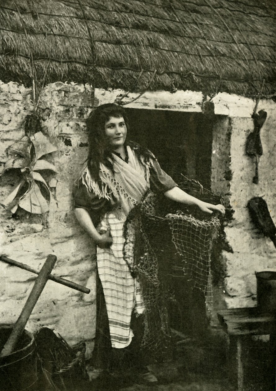 Dcera Manx Fishermans, 1901. od Unbekannt