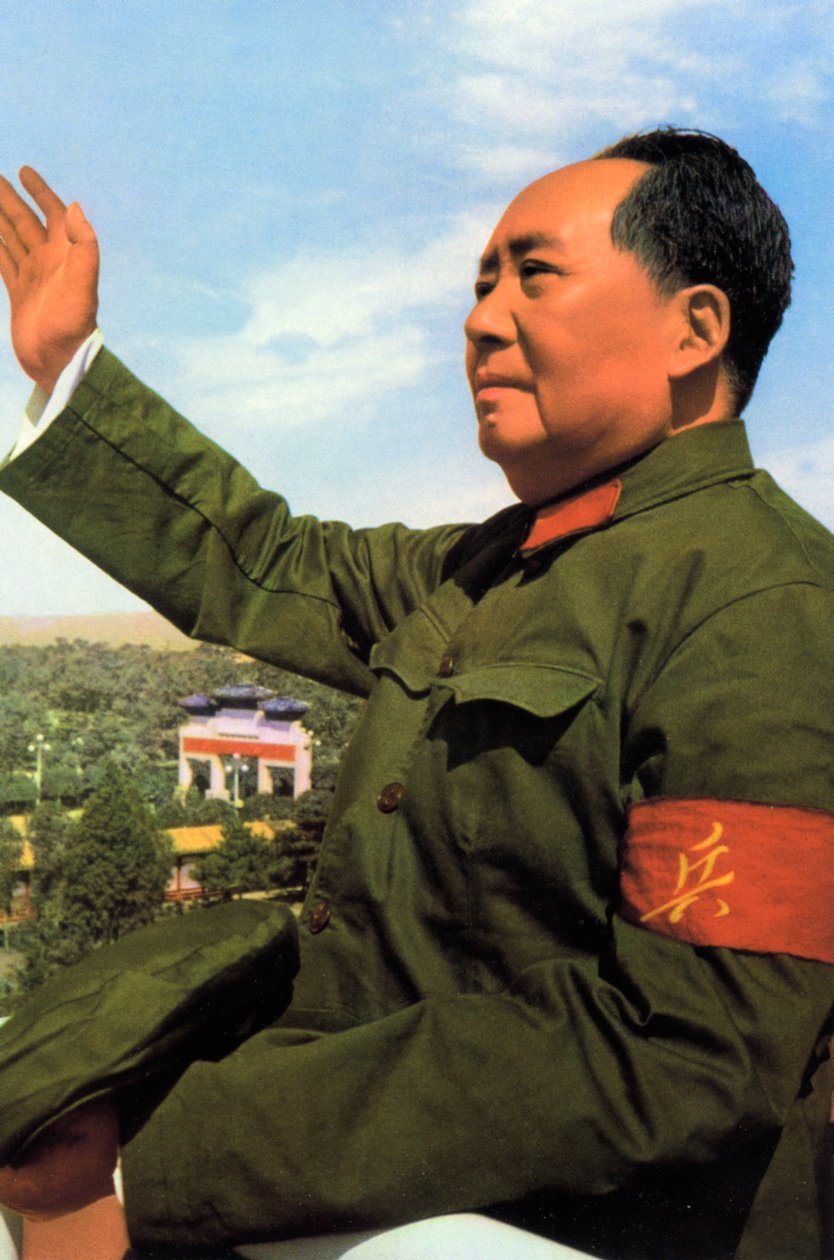 Mao Ce-tung, čínský komunistický revolucionář a vůdce, 50. až 60. léta 20. století od Unbekannt