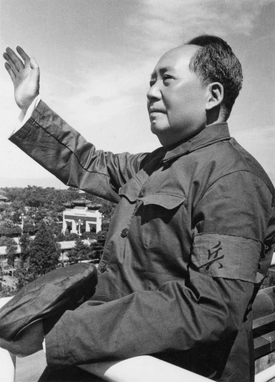 Mao Ce-tung, čínský komunistický revolucionář a vůdce, 50. až 60. léta 20. století od Unbekannt