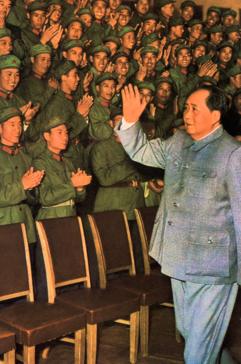 Mao Ce-tung, čínský komunistický revolucionář a vůdce, 60. až 70. léta 20. století od Unbekannt