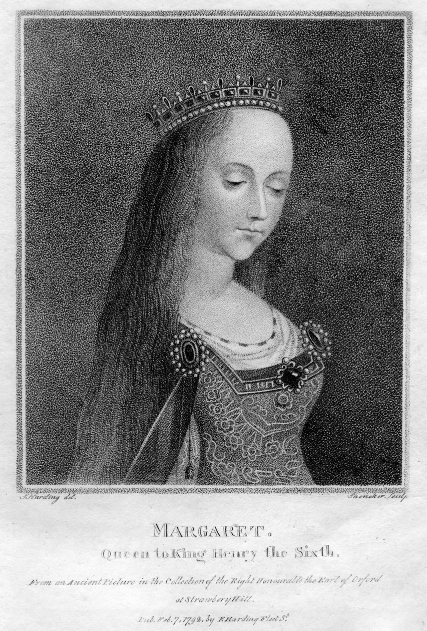 Markéta z Anjou, královna choť Jindřicha VI., 1792 od Unbekannt