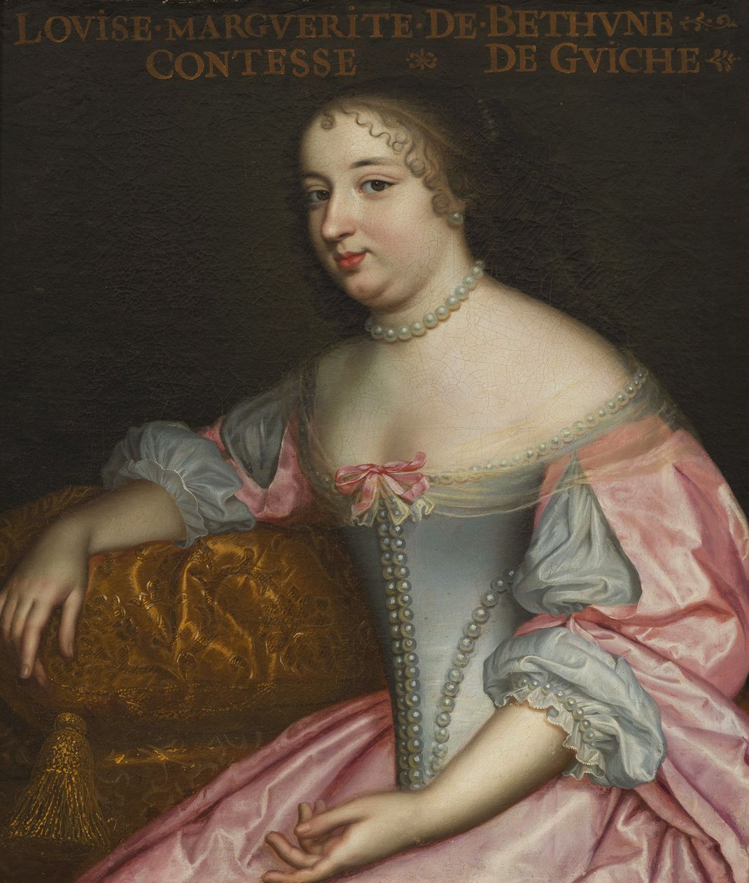 Marguerite Louise Suzanne de Béthune 1643-1726, hraběnka z Guiche, vévodkyně z Lude, asi 1665. od Unbekannt