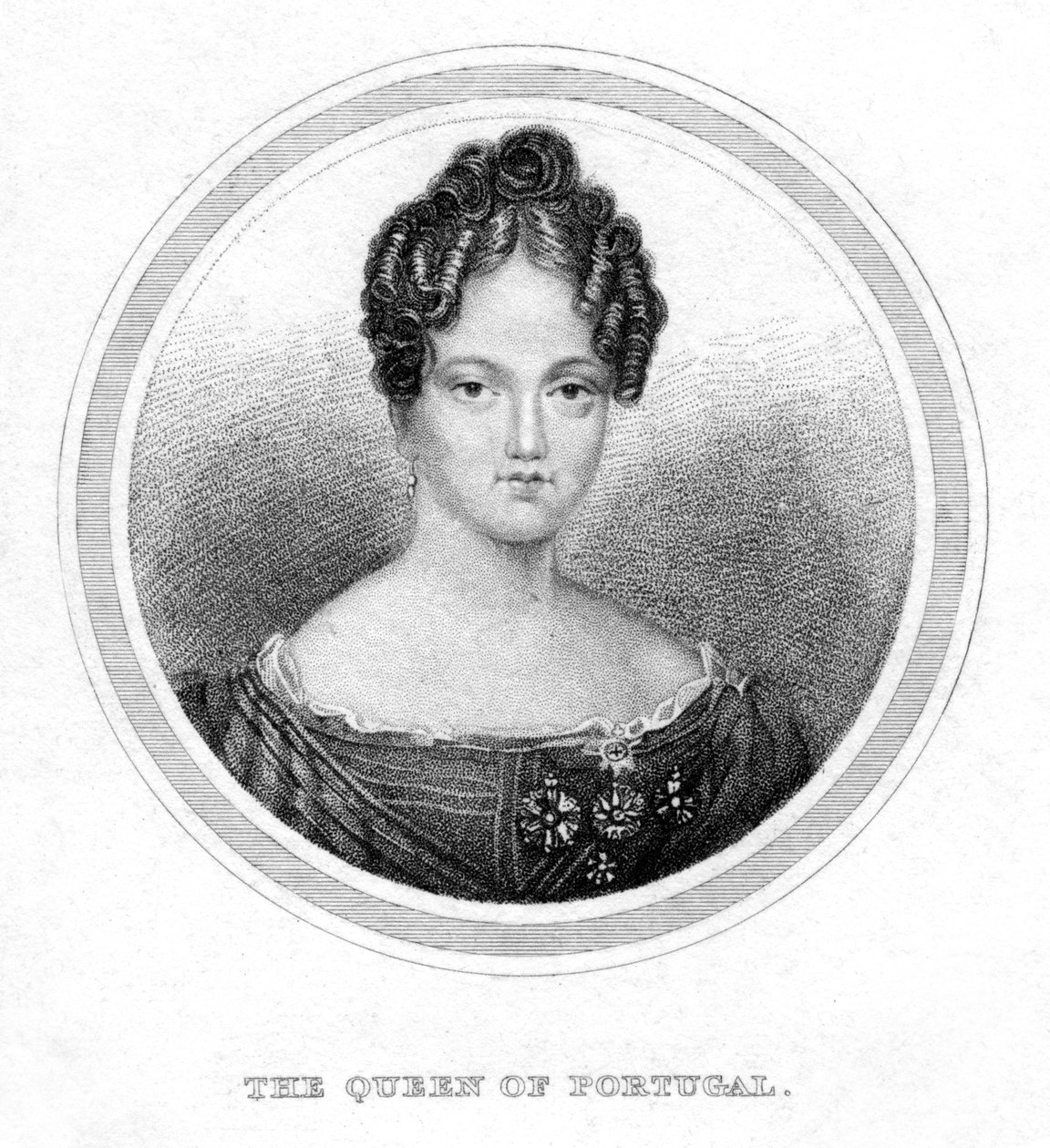 Maria II Portugalska, 19. století od Unbekannt
