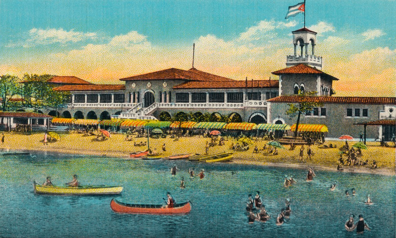 Marianao Bathing Beach, Havana, Kuba, c1910 od Unbekannt
