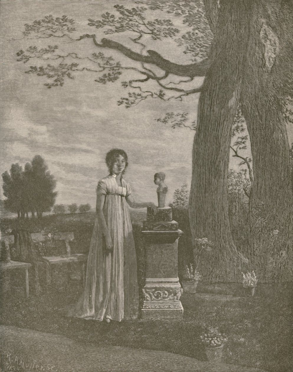 Marie-Julie Clary, manželka Josepha Bonaparta, španělské královny, c1806-1808, 1896 od Unbekannt