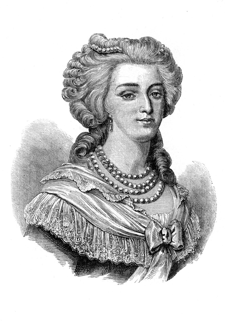 Marie Antoinetta, královna choť Ludvíka XVI. z Francie od Unbekannt