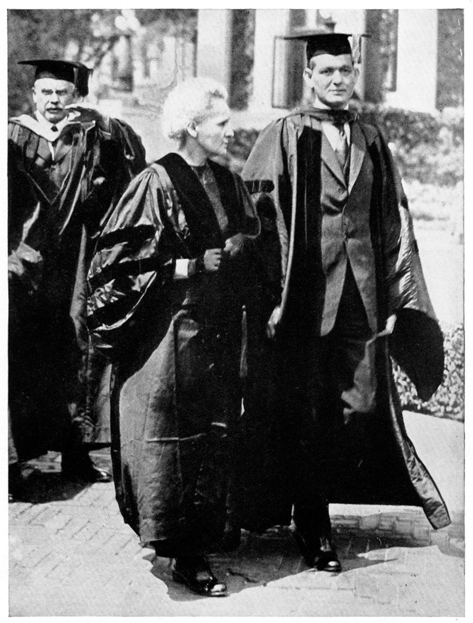 Marie Curie, francouzská fyzička polského původu v roce 1921. od Unbekannt