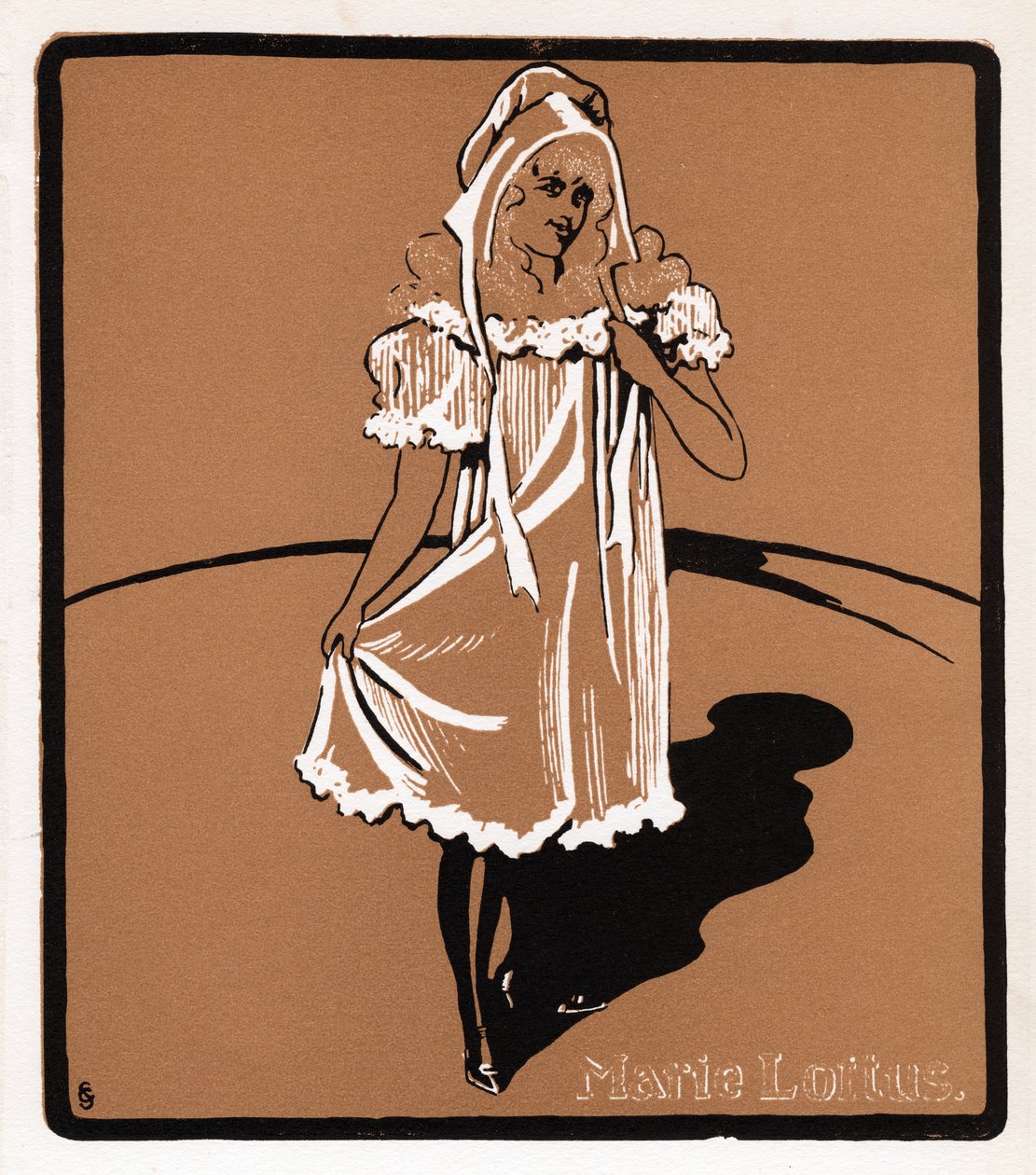 Marie Loftus 1857-1940, hvězda skotské hudební síně, konec 19. století od Unbekannt