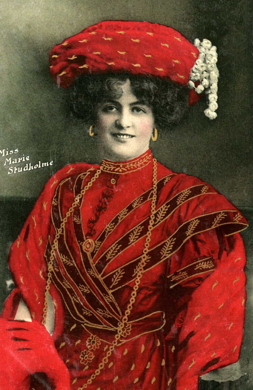 Marie Studholme 1875-1930, anglická herečka, 1907 od Unbekannt