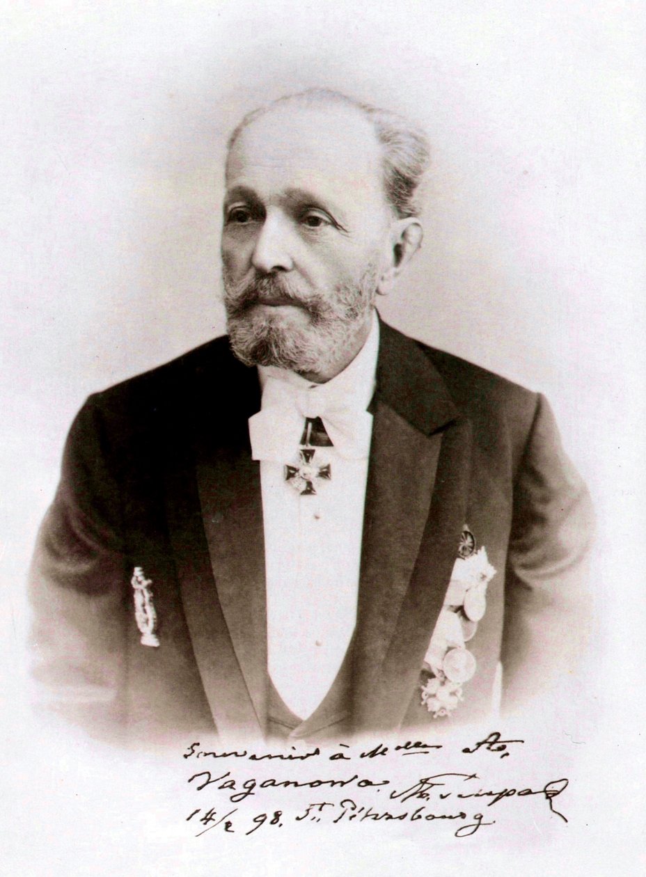 Marius Petipa , ruský baletní tanečník a choreograf, 1898 od Unbekannt