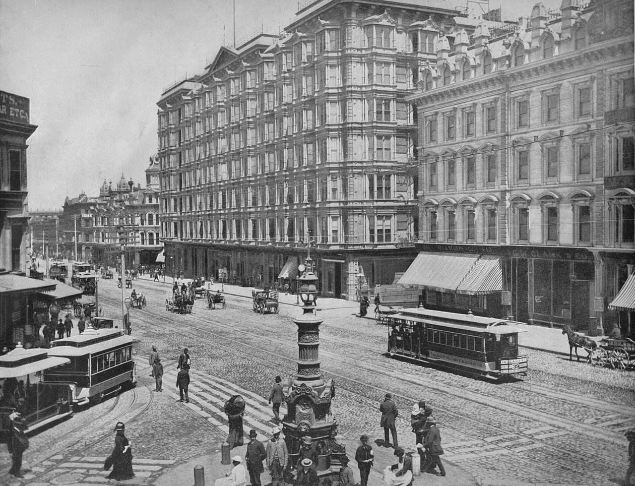 Market Street, San Francisco, Kalifornie, c1897. od Unbekannt
