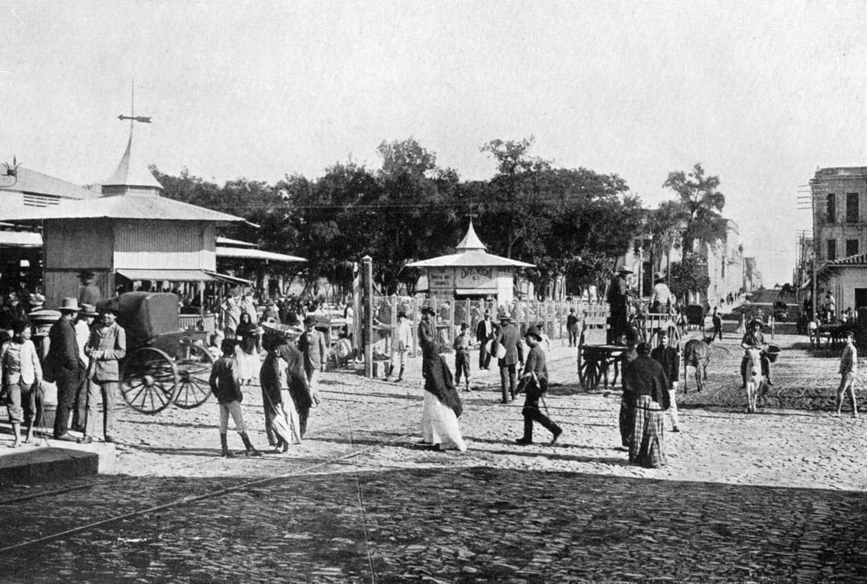 Tržiště, Asuncion, Paraguay, 1911 od Unbekannt