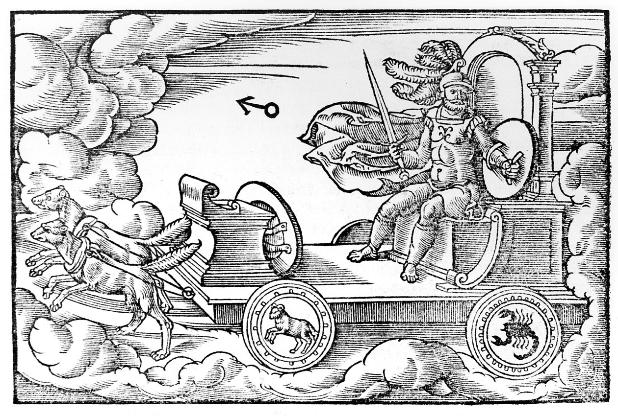 Mars, římský bůh války, 1569 od Unbekannt