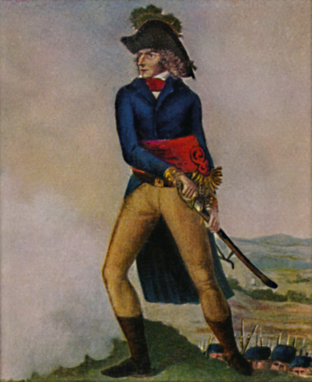 Marschall Bernadotte 1763-1844. Stich nach der Zeichmung von Hilaire Le Dru, 1934. od Unbekannt
