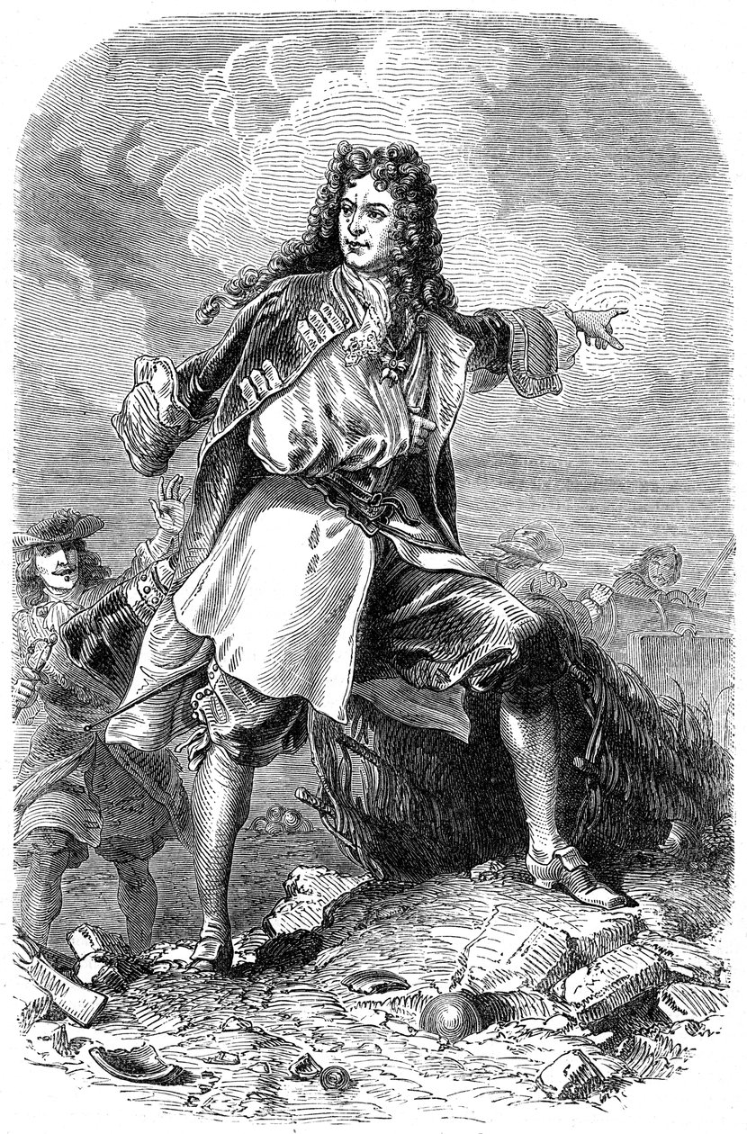 Maršál Boufflers 1644-1711, francouzský voják, 19. století od Unbekannt