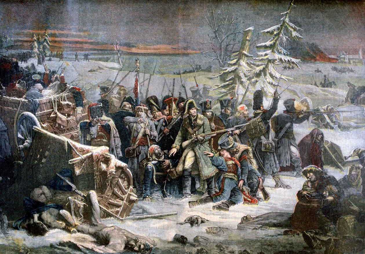 Marshall Ney během ústupu z Ruska, 1812 1894 od Unbekannt