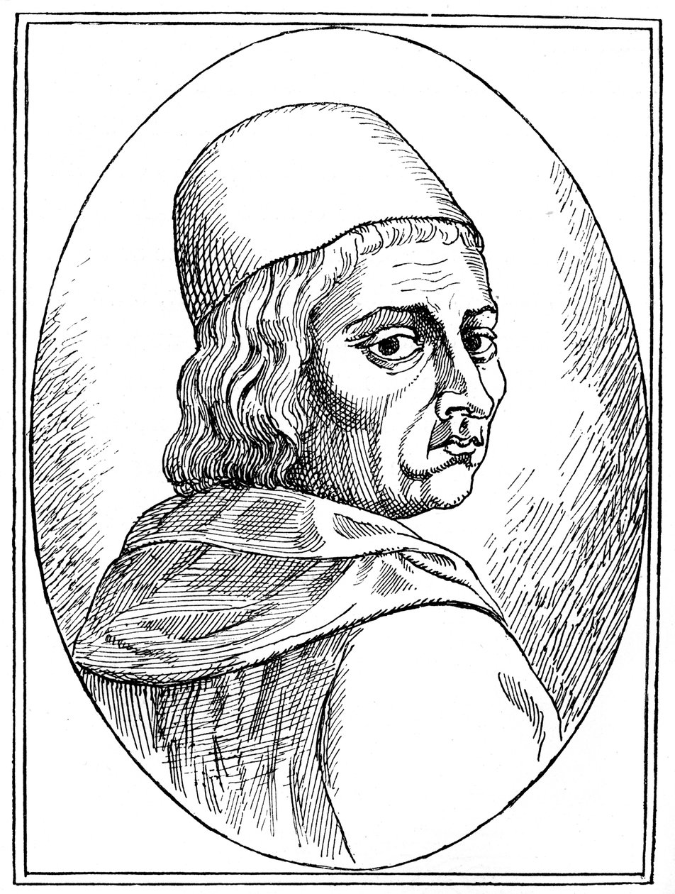 Marsilio Ficino 1433-1499, italský humanistický filozof, 1882 od Unbekannt