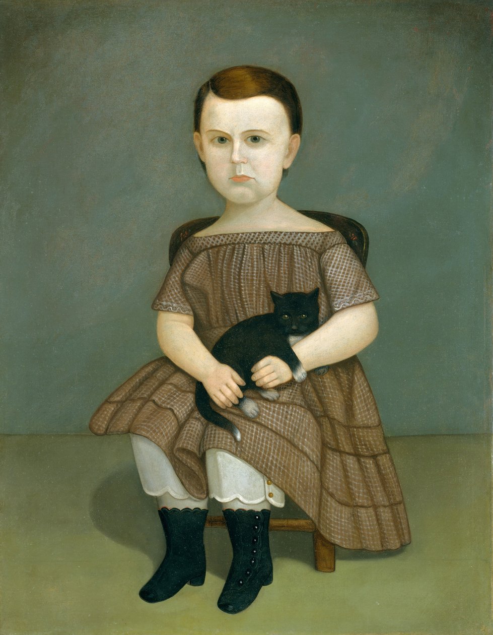 Martha Bartlett s Kotětem, ca. 1860. od Unbekannt
