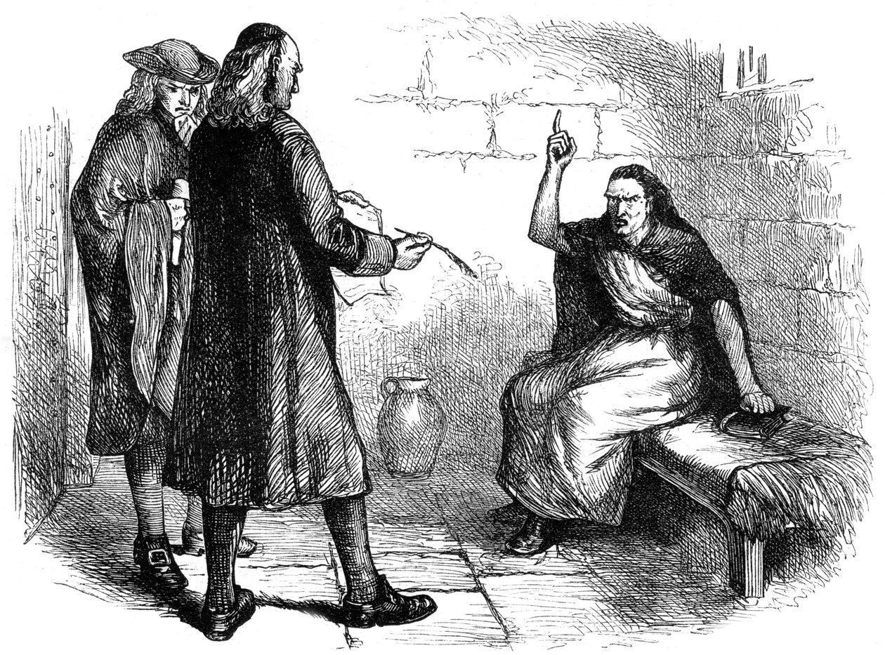 Martha Corey a její žalobci, Salem, Massachusetts, c1692 c1880 od Unbekannt