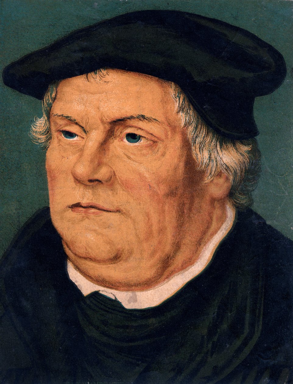 Martin Luther, německý protestantský reformátor 16. století, 19. století od Unbekannt