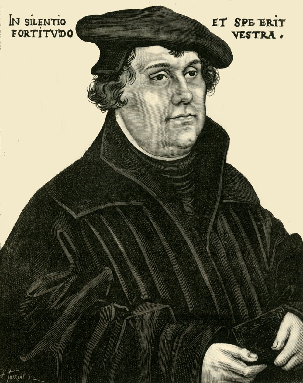 Martin Luther, c1520-1530, 1890. od Unbekannt