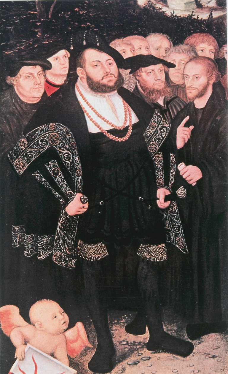 Martin Luther s reformátory, c1530 od Unbekannt