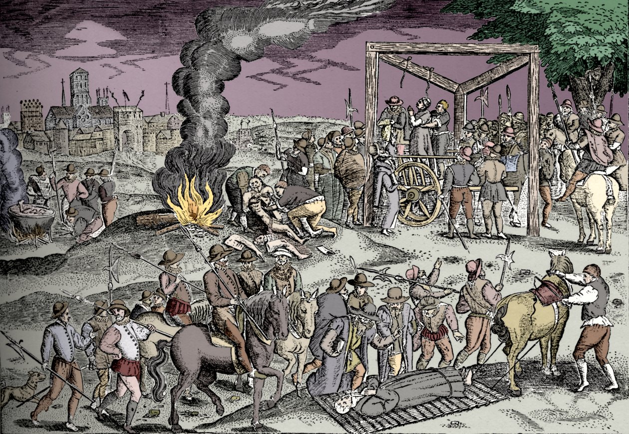 Martyrs at Smithfield, London, c1600 1904 od Unbekannt