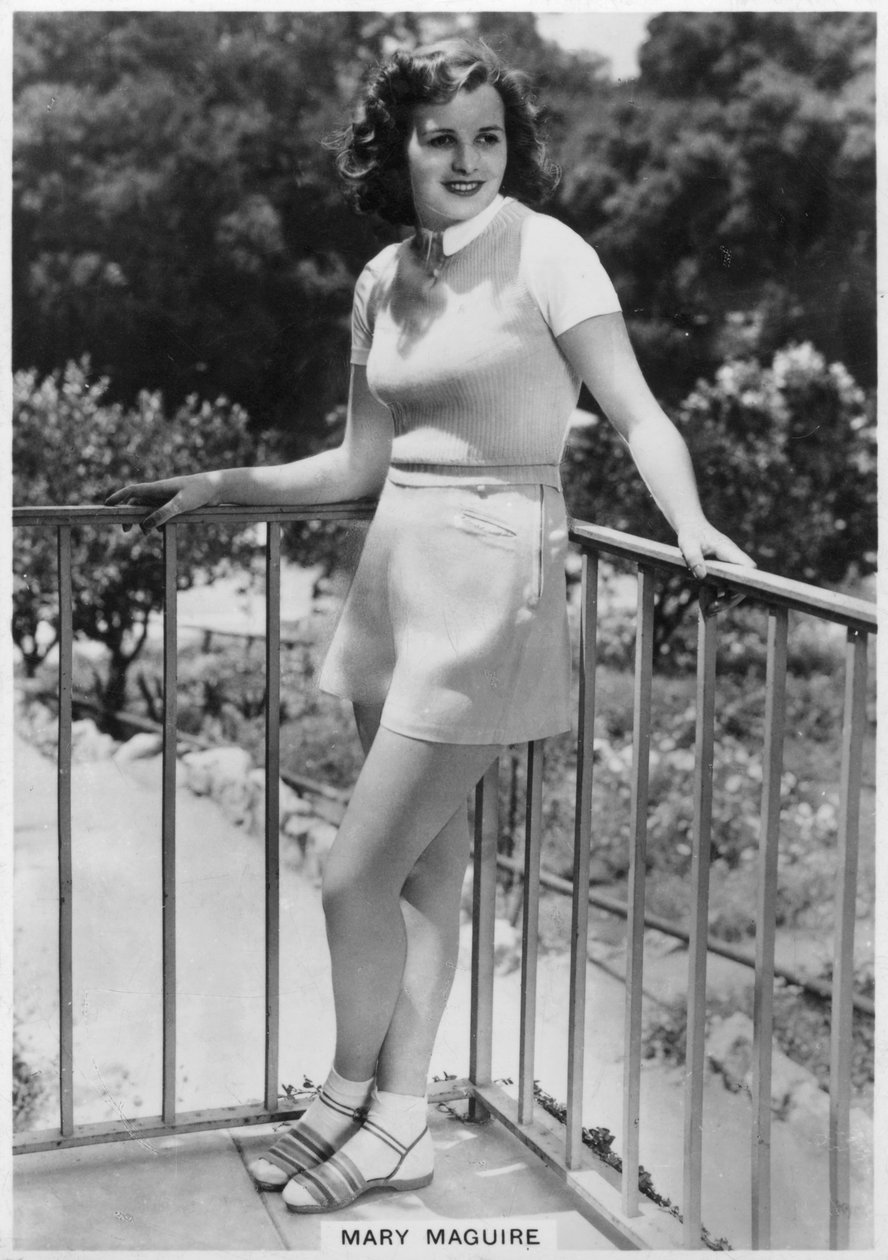 Mary Maguire , australská herečka, c1936-c1939 od Unbekannt