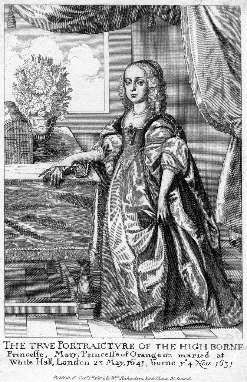 Marie, princezna z Orange, dcera Karla I., 1802 od Unbekannt
