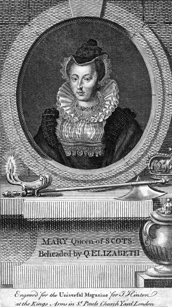 Marie, skotská královna, 1542-1587 od Unbekannt