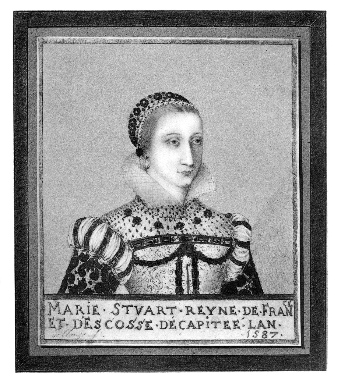 Marie, královna Skotska, 1587, 1896 od Unbekannt