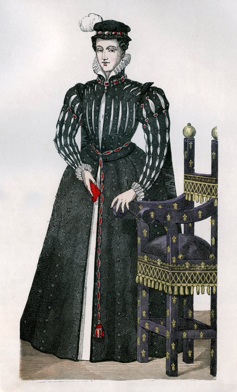 Marie Stuartovna, královna choť Františka II Francouzského, c1560 1882-1884 od Unbekannt