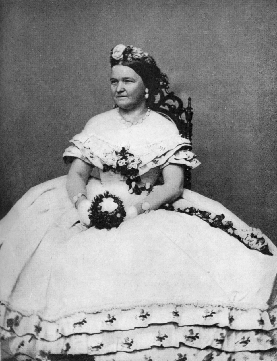 Mary Todd Lincoln, manželka prezidenta Abrahama Lincolna, c1860, 1908 od Unbekannt