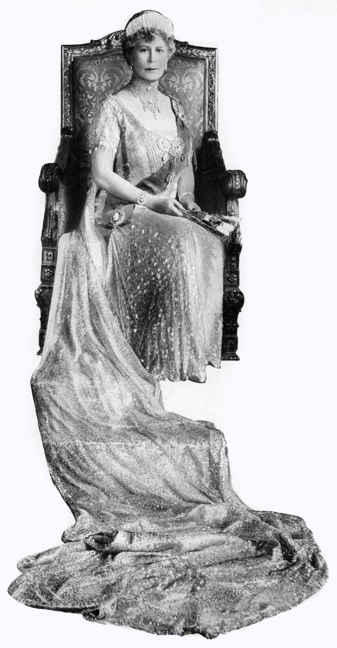 Mary of Teck, královna choť George V. Spojeného království, c 1930 od Unbekannt