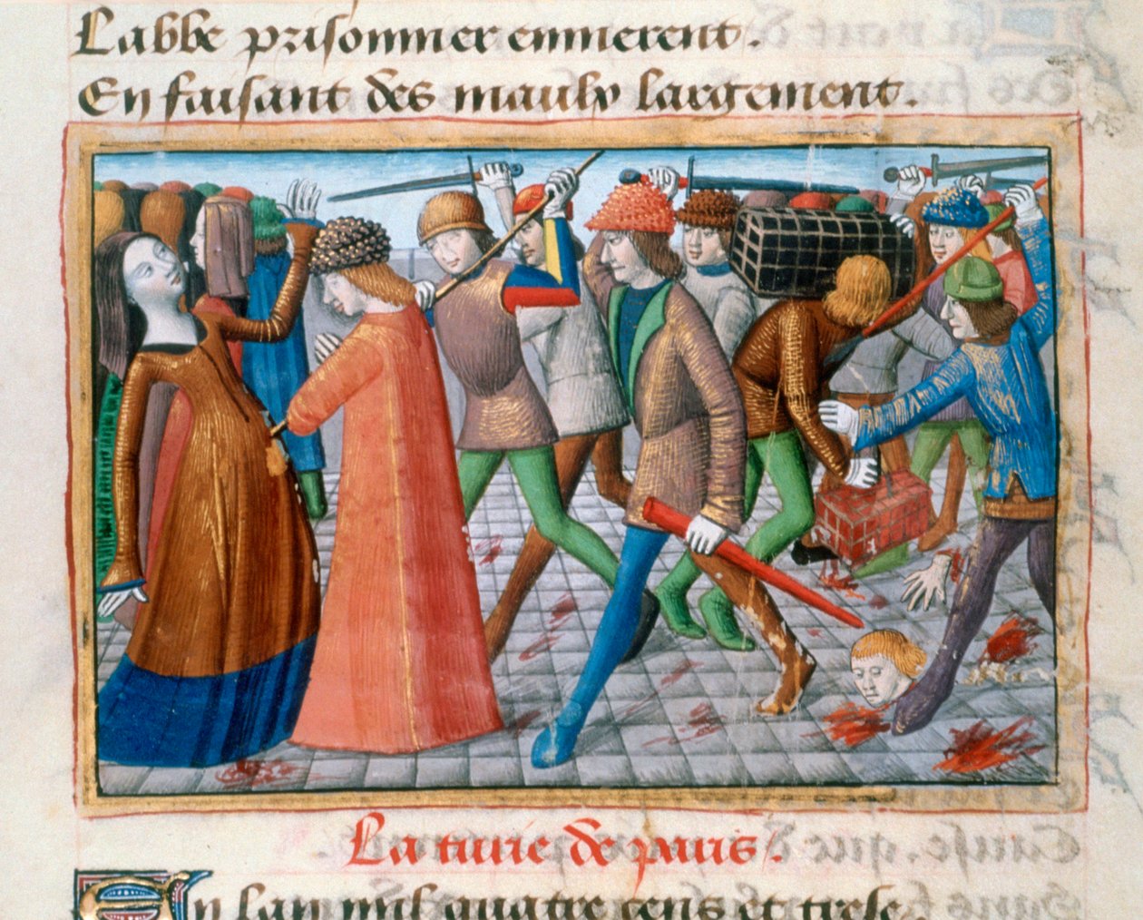 Masakr obyvatel Paříže, květen 1413, 1484 od Unbekannt