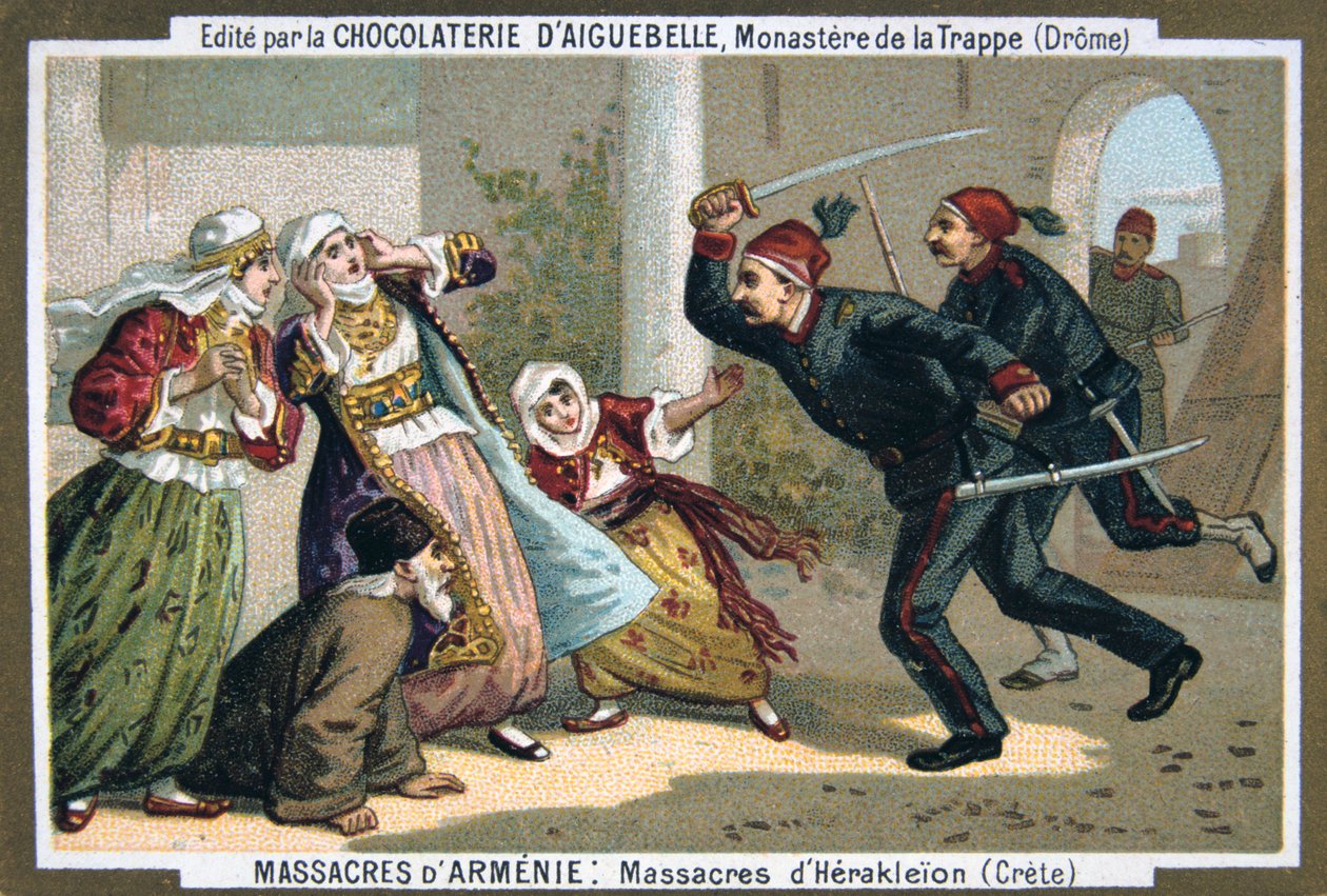 Masakry v Heraklionu, Kréta, 1895 od Unbekannt