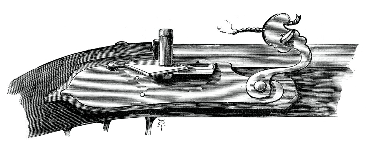 Matchlock, konec 17. století, z Tower of London, c1880 od Unbekannt