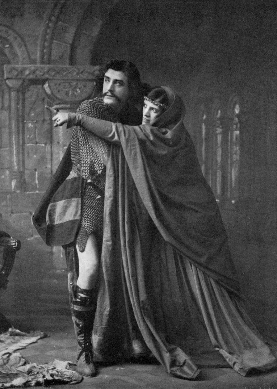 Matheson Lang 1879-1948 a Hutin Britton v Macbeth, 1911-1912 od Unbekannt