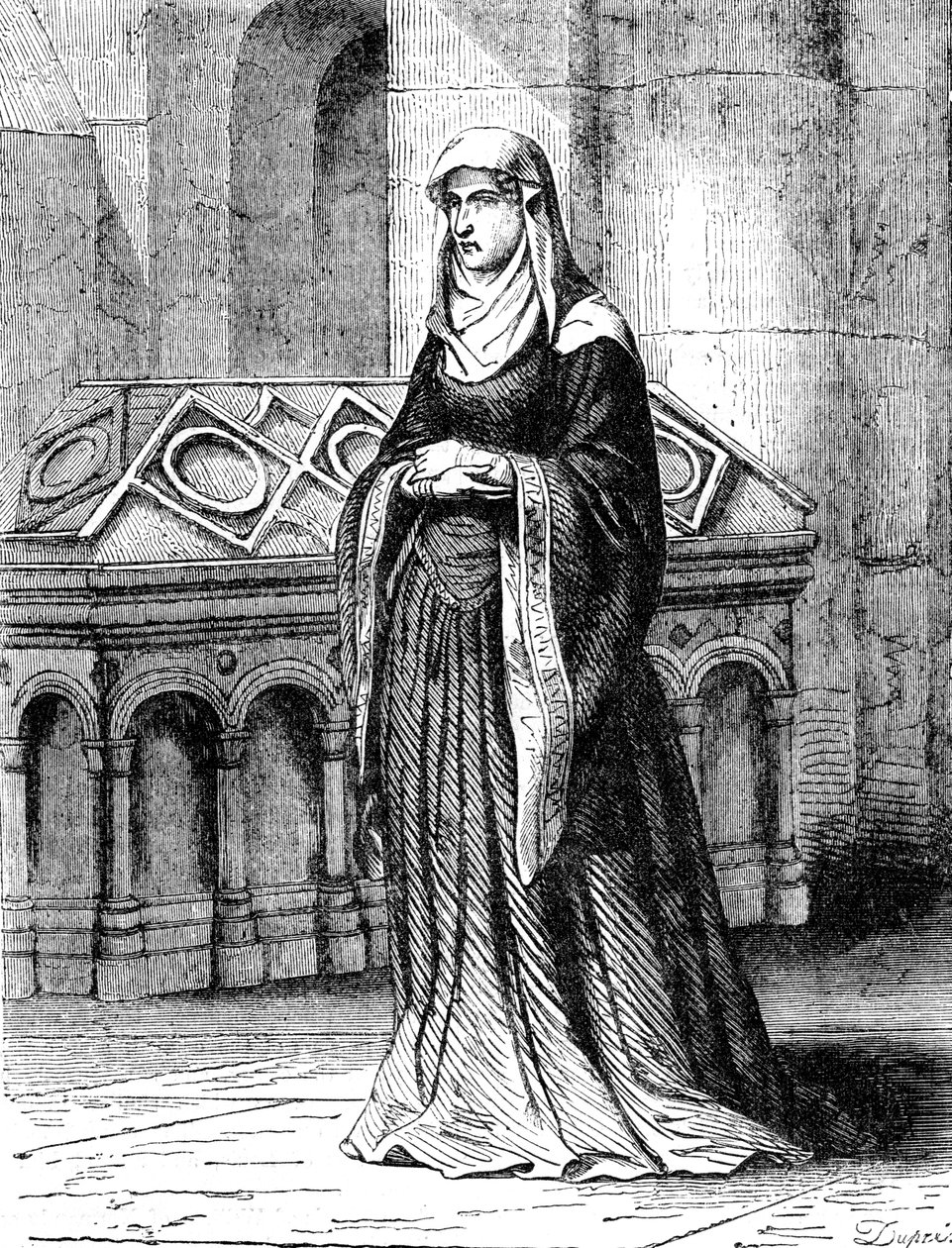Matilda Skotská 1080-1118, královna Jindřicha I od Unbekannt