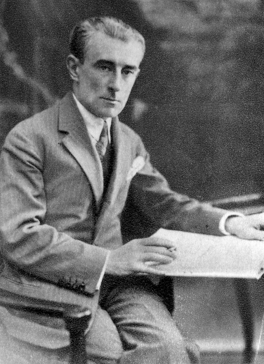 Maurice Ravel , francouzský skladatel, 1931 od Unbekannt