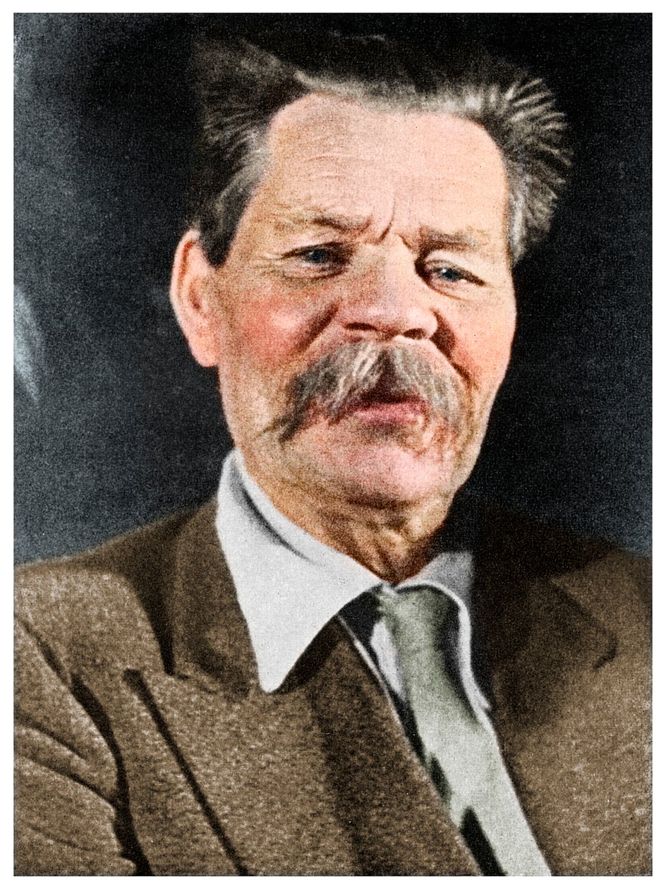 Maxim Gorkij, ruský autor, c1930 1956 od Unbekannt