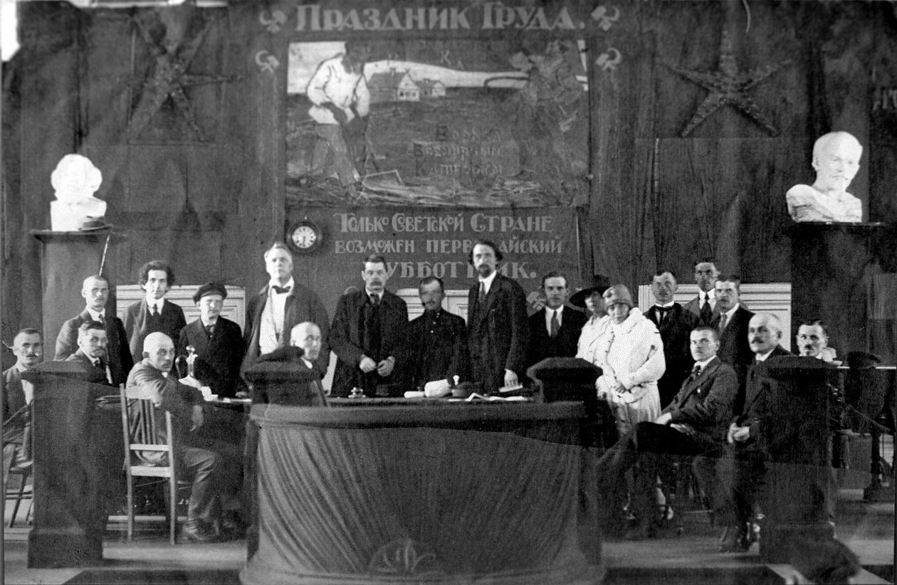 První májové setkání, Rusko, 1920 od Unbekannt