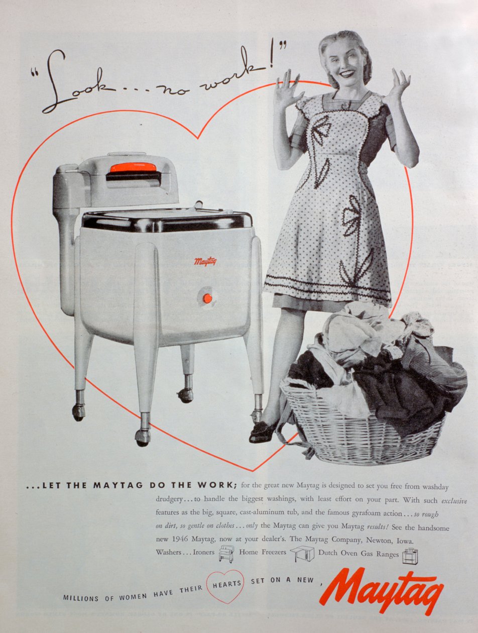 Reklama na pračku Maytag, 1946 od Unbekannt