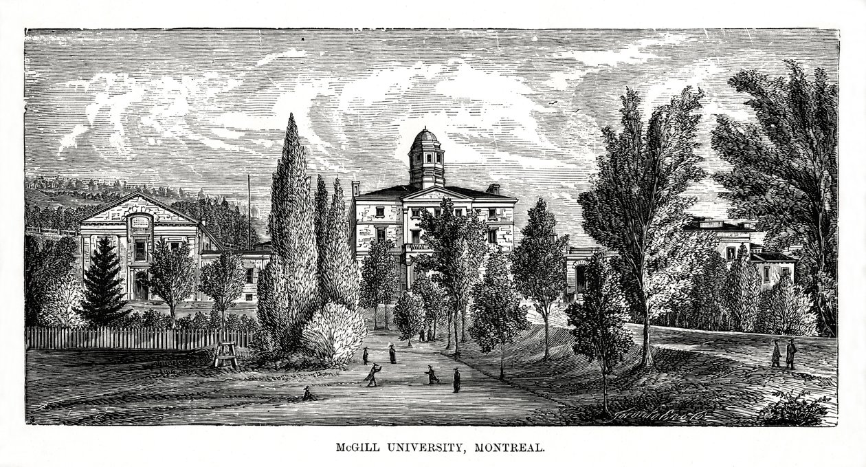 McGill University, Montreal, Kanada, 19. století od Unbekannt
