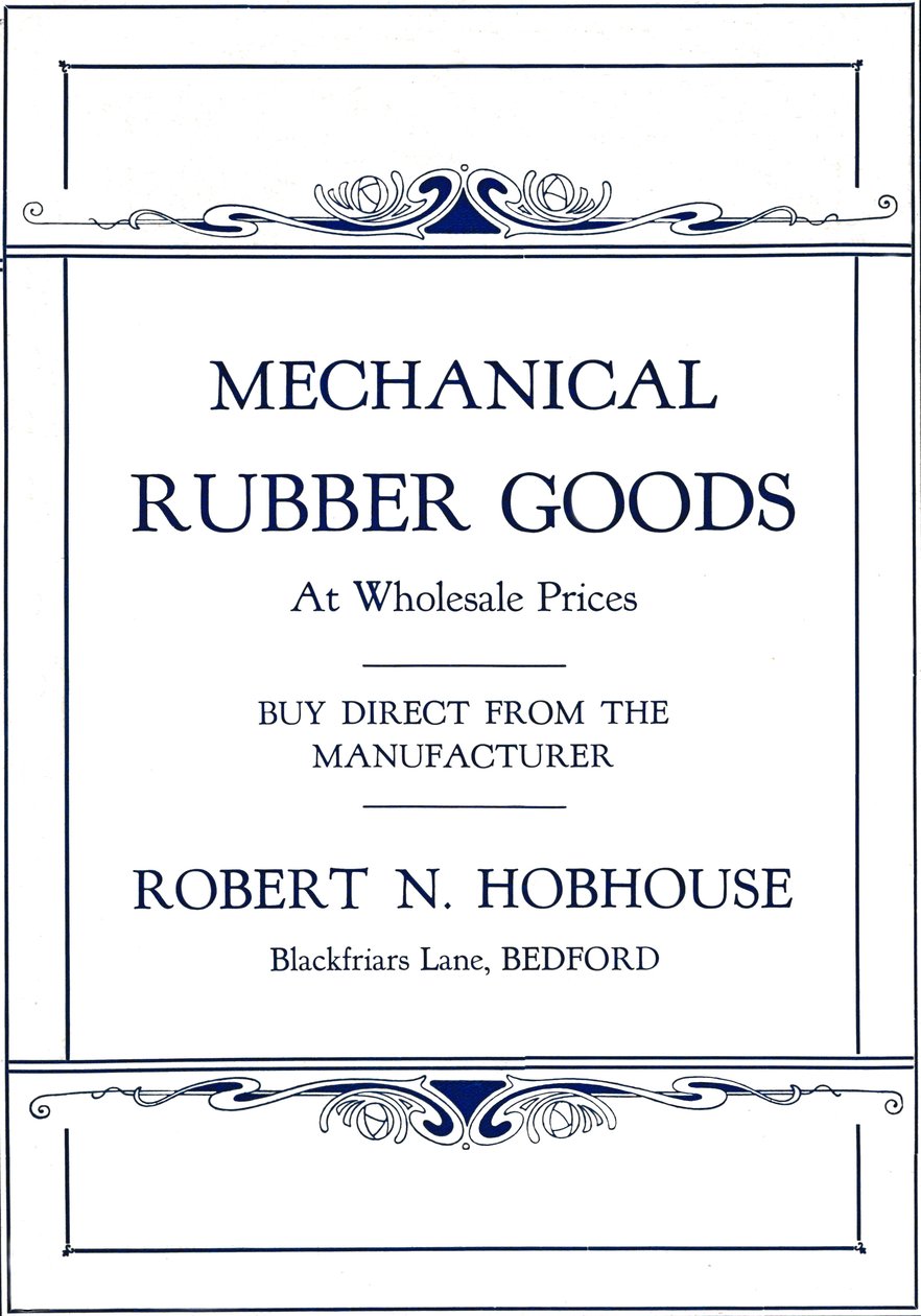 Mechanické pryžové zboží - reklama Roberta N. Hobhouse, 1916 od Unbekannt