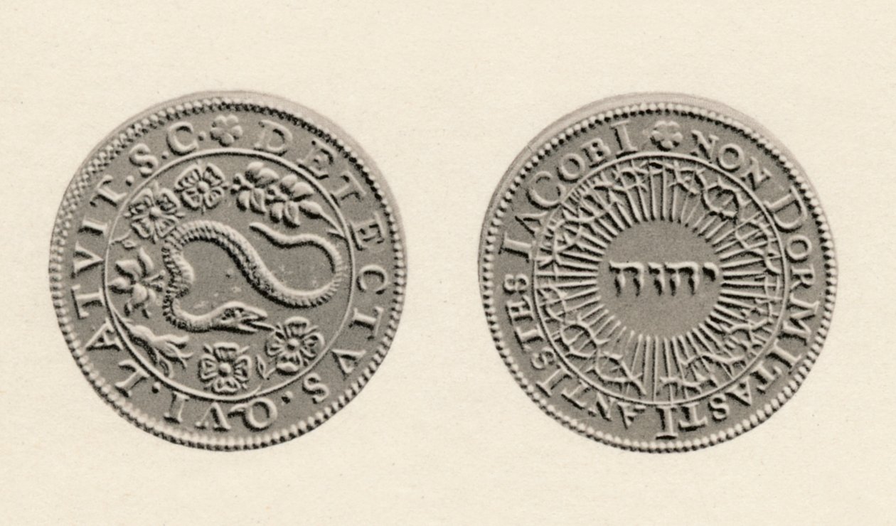 Medaile připomínající objev spiknutí střelného prachu, 1605, 1904 od Unbekannt
