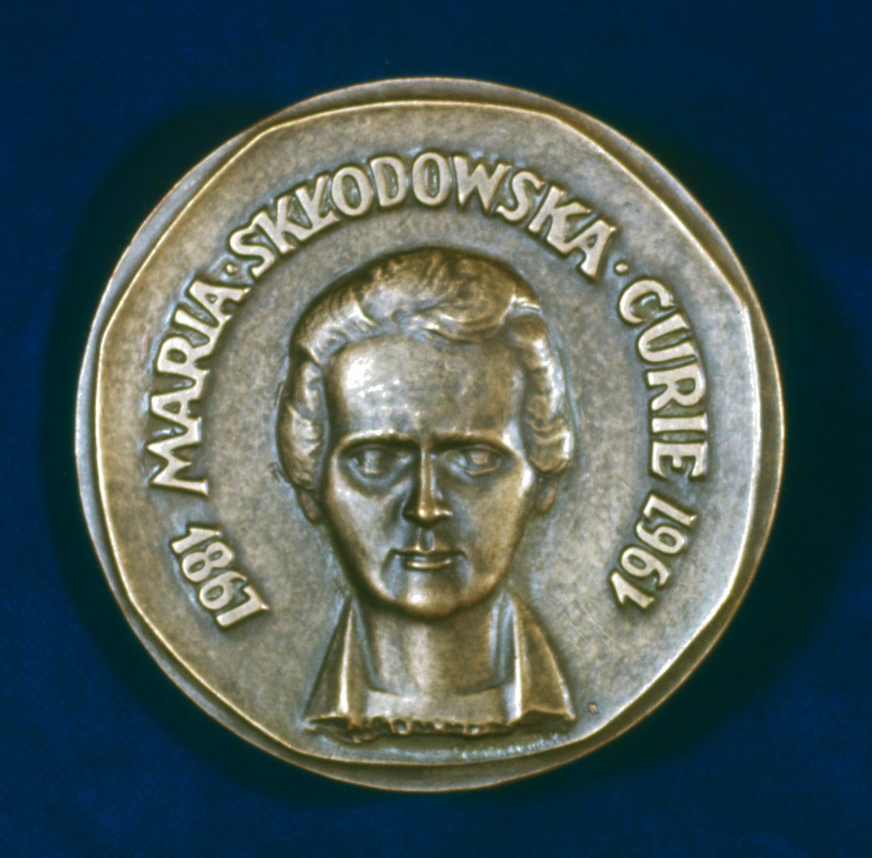 Pamětní medaile Marie Sklodowské Curie, francouzské fyziky polského původu, 1967 od Unbekannt